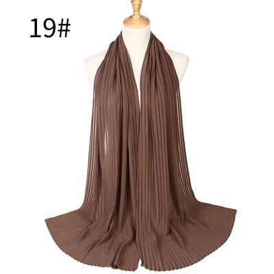 Pearl Chiffon Pleated Muslim Womens Headscarf Wholesale 2018 Huis Costumes Wrinkled Hot Headscarf MSL022
Pearl Chiffon Pleated Muslim Womens Headscarf Wholesale 2018 Huis Costumes Wrinkled Hot Headscarf MSL022