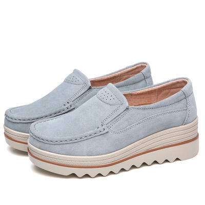 2019 Spring Women Flats Shoes Platform Sneakers Slip On Flats Leather Suede Ladies Loafers Moccasins Casual Shoes Women Creepers
2019 Spring Women Flats Shoes Platform Sneakers Slip On Flats Leather Suede Ladies Loafers Moccasins Casual Shoes Women Creepers