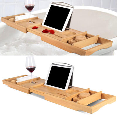 Greensen Bamboo Bathtub Caddy Bath Tub Tray with Extending Sides&Soap Holder Bath Caddy Bamboo Bathtub Caddy
Greensen Bamboo Bathtub Caddy Bath Tub Tray with Extending Sides&Soap Holder Bath Caddy Bamboo Bathtub Caddy