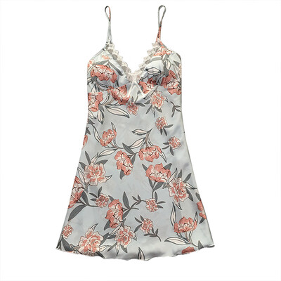 Toponeto Women Sexy Satin Fashion Print Lace Bow Pajamas Sling Sleepwear With Chest Pad
Toponeto Women Sexy Satin Fashion Print Lace Bow Pajamas Sling Sleepwear With Chest Pad