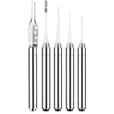 5 in 1 Ear Cleaner LED Flashlight Ear Wax Removal Tool Children Kids Adult Earwax Pick Spoon Tweezers
5 in 1 Ear Cleaner LED Flashlight Ear Wax Removal Tool Children Kids Adult Earwax Pick Spoon Tweezers
