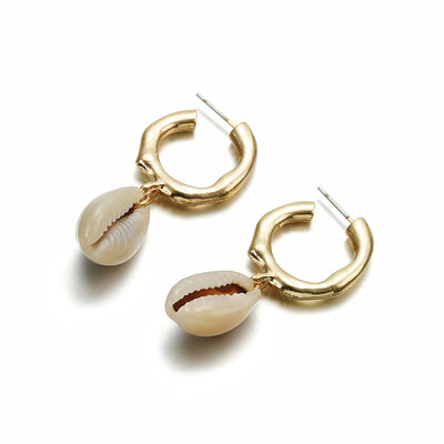 New DIY Sea Shell Pendant Earrings Women Brincos Gold Boho Earrings Statement Gift Jewelry Bohemian Fashion Jewelry Gifts
New DIY Sea Shell Pendant Earrings Women Brincos Gold Boho Earrings Statement Gift Jewelry Bohemian Fashion Jewelry Gifts