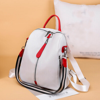 Tailored Womens Fashion Backpack Large Capacity Computer Bag Solid Color Shoulder Bag
Tailored Womens Fashion Backpack Large Capacity Computer Bag Solid Color Shoulder Bag