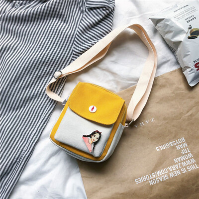Small BAG canvas bag lady one shoulder slanting bag leisure Baitao ins harbor chic wind collision color bag
Small BAG canvas bag lady one shoulder slanting bag leisure Baitao ins harbor chic wind collision color bag