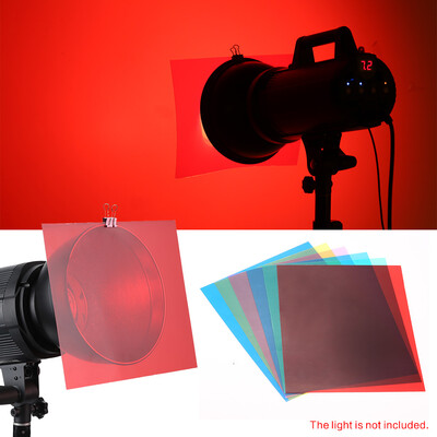 6pcs 25 20cm Transparent Lighting Color Correction Gel Sheets Filters Set for Flash Light Speedlite Red Blue Green Cyan Yel
6pcs 25 20cm Transparent Lighting Color Correction Gel Sheets Filters Set for Flash Light Speedlite Red Blue Green Cyan Yel