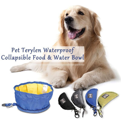 Pet Terylen Bowl Portable Folding Collapsible Waterproof Food&Water Bowl for Dogs Cats Outdoors Hiking Camping
Pet Terylen Bowl Portable Folding Collapsible Waterproof Food&Water Bowl for Dogs Cats Outdoors Hiking Camping