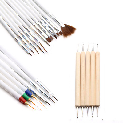 Toponeto 23PC Nail Art UV Gel Polish Design Dot Painting Detailing Pen Brushes Tool Set
Toponeto 23PC Nail Art UV Gel Polish Design Dot Painting Detailing Pen Brushes Tool Set