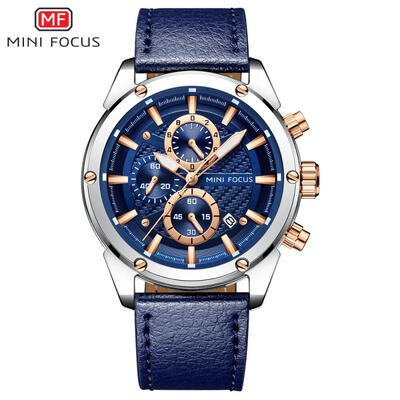 MINI FOCUS Mens Watch Sports Multifunction Alloy Quartz Watches Luminous Calendar Waterproof Leather Belt MF0161G
MINI FOCUS Mens Watch Sports Multifunction Alloy Quartz Watches Luminous Calendar Waterproof Leather Belt MF0161G