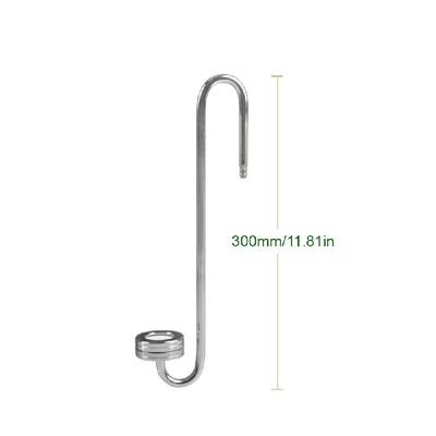 CO2 Bubble Diffuser Aquarium Stainless Steel CO2 Diffuser Excellent CO2 Dissolve Rate U-Shape for Aquarium Plants 400mm Height Wit
CO2 Bubble Diffuser Aquarium Stainless Steel CO2 Diffuser Excellent CO2 Dissolve Rate U-Shape for Aquarium Plants 400mm Height Wit