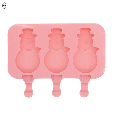 Footprint Rabbit Paw Striped DIY Frozen Ice Lolly Cream Silicone Mold Tray Tool