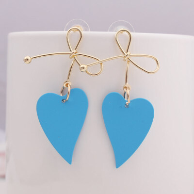 EK553 New Style Gold Color Big Metal Bowknot Heart Drop Earrings for Women Handmade Sweet Wedding Jewelry Pendientes Gift
EK553 New Style Gold Color Big Metal Bowknot Heart Drop Earrings for Women Handmade Sweet Wedding Jewelry Pendientes Gift