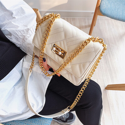 Ins super fire pack small square bag on the new Korean version of the fashion chain small bag shoulder slung small bag Lingge retro female
Ins super fire pack small square bag on the new Korean version of the fashion chain small bag shoulder slung small bag Lingge retro female