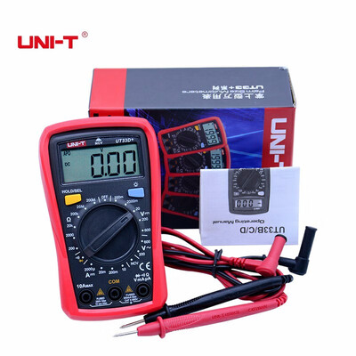 UNI-T UT33A UT33B UT33C UT33D Palm Size Digital Multimeters Electrical Handheld Ammeter Multitester With Backlight Data Hold
UNI-T UT33A UT33B UT33C UT33D Palm Size Digital Multimeters Electrical Handheld Ammeter Multitester With Backlight Data Hold