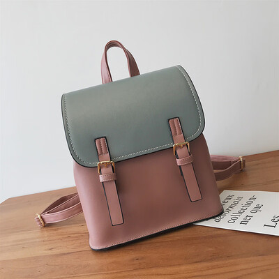 Shoulder bag women 2019 new Korean version of Joker simple contrast small backpack retro British student bags
Shoulder bag women 2019 new Korean version of Joker simple contrast small backpack retro British student bags