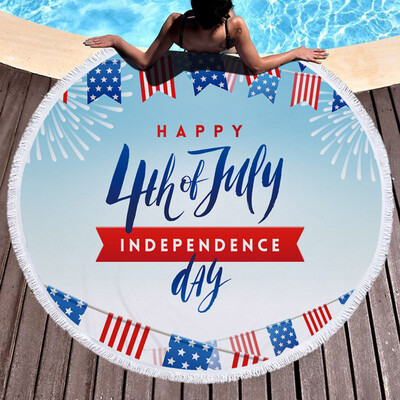 Gobestart Independence Day Round Beach Pool Home Shower Towel Blanket Table Cloth Yoga Mat
Gobestart Independence Day Round Beach Pool Home Shower Towel Blanket Table Cloth Yoga Mat