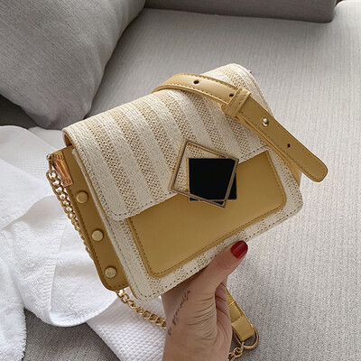 Summer small bag female bag new 2019 Korean version 100 lap single shoulder oblique chain splice chain small square bag
Summer small bag female bag new 2019 Korean version 100 lap single shoulder oblique chain splice chain small square bag