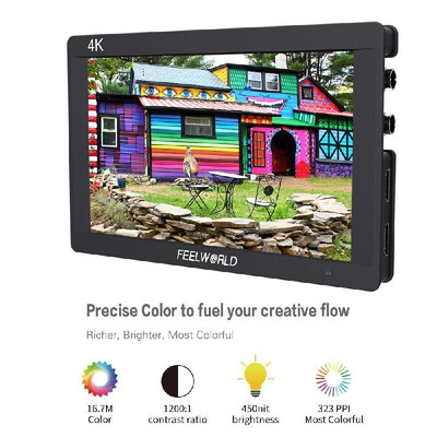 FEELWORLD F7S 7inch 1920 1200 IPS Camera Field Monitor HD 3G-SDI Input Output Support 4K Signal 12001 High Contrast for Canon N
FEELWORLD F7S 7inch 1920 1200 IPS Camera Field Monitor HD 3G-SDI Input Output Support 4K Signal 12001 High Contrast for Canon N