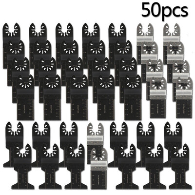 50 Pcs Wood Mix Saw Blades Oscillating Carbon Steel Cutter Oscillating Multimaster Multi Tool
50 Pcs Wood Mix Saw Blades Oscillating Carbon Steel Cutter Oscillating Multimaster Multi Tool