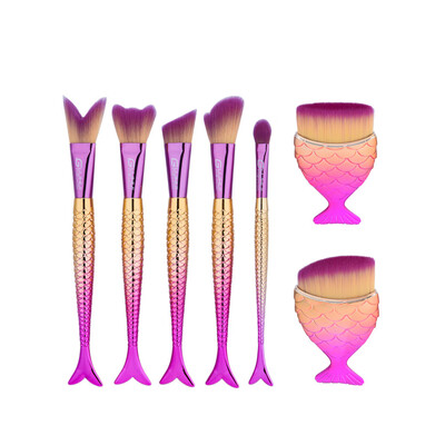 〖Follure〗7PCS Fish Scale Brush Fishtail Bottom Brush Powder Blush Makeup Cosmetic Brush
〖Follure〗7PCS Fish Scale Brush Fishtail Bottom Brush Powder Blush Makeup Cosmetic Brush