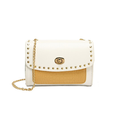 Women Chain Shoulder Bag Fashion Lock Small Square Bags PU Leather Contrast Color Crossbody Messenger Bag T2G
Women Chain Shoulder Bag Fashion Lock Small Square Bags PU Leather Contrast Color Crossbody Messenger Bag T2G