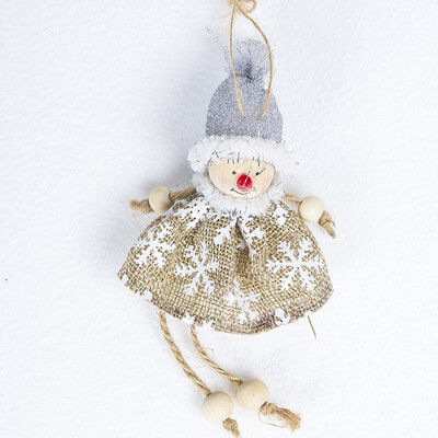 FUNNYBUNNY 1PC Christmas Mini Decoration Doll Santa Snowman Angel Doll Doll Christmas Tree Door&Window Creative Pendant
FUNNYBUNNY 1PC Christmas Mini Decoration Doll Santa Snowman Angel Doll Doll Christmas Tree Door&Window Creative Pendant