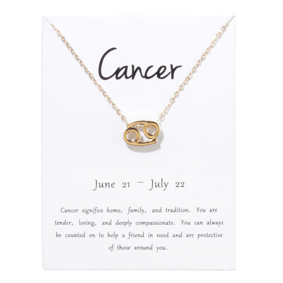 Message Card 12 Constellations Necklace Woman Jewelry 12 Zodiac Sign Tag Pendant Necklace Birthday Gifts
Message Card 12 Constellations Necklace Woman Jewelry 12 Zodiac Sign Tag Pendant Necklace Birthday Gifts
