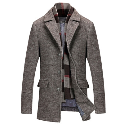 Gobestart Mens Casual Wool Trench Coat Fashion Business Long Thicken Slim Overcoat Jacket
Gobestart Mens Casual Wool Trench Coat Fashion Business Long Thicken Slim Overcoat Jacket