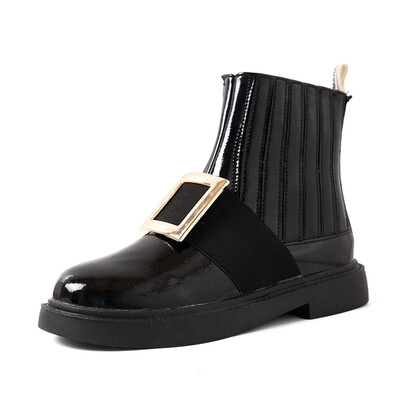 British Wind Chelsea Boots Autumn Women Boots Square Button Shoes Women Martin Boots
British Wind Chelsea Boots Autumn Women Boots Square Button Shoes Women Martin Boots