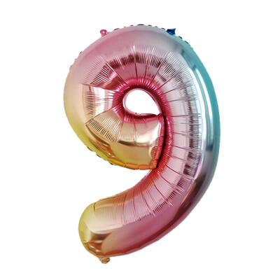 Tailored 40 Inch Rainbow Gradient Number 0-9 Foil Digital Balloons For Birthday Party
Tailored 40 Inch Rainbow Gradient Number 0-9 Foil Digital Balloons For Birthday Party