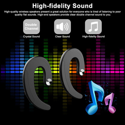 Q25C Wireless Bluetooth TWS Headphones with Mic Headsets Ear Hook Support Single Headset Working
Q25C Wireless Bluetooth TWS Headphones with Mic Headsets Ear Hook Support Single Headset Working