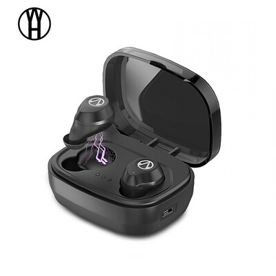 WH X10 Touch Control Bluetooth V50 Earphone Stereo Music IPX7 Swimming Waterproof True Wireless Earbuds with Charging bin
WH X10 Touch Control Bluetooth V50 Earphone Stereo Music IPX7 Swimming Waterproof True Wireless Earbuds with Charging bin