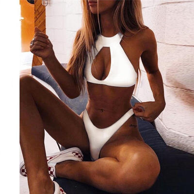 Hot Sexy Sell Womens Hanging Neck Bandage Push Up Padded Bikini Set Double Colored Swimwear
Hot Sexy Sell Womens Hanging Neck Bandage Push Up Padded Bikini Set Double Colored Swimwear