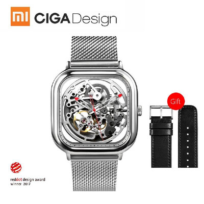 Xiaomi CIGA Design Men Automatic Mechanical Analog Watch Full Hollow Stainless Steel Wrist Business Casual Watch FREE Genuine Leat
Xiaomi CIGA Design Men Automatic Mechanical Analog Watch Full Hollow Stainless Steel Wrist Business Casual Watch FREE Genuine Leat