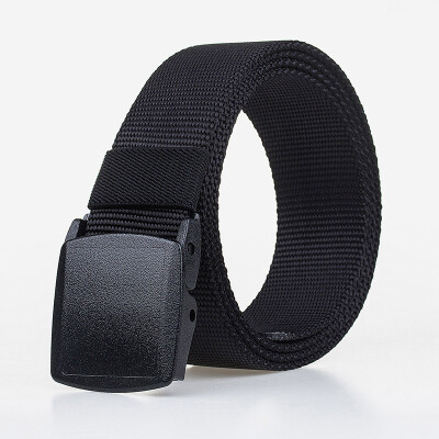 Men&Women belt high quality solid color Nylon Plastic buckle Men belt outdoor casual cowboy pants belt
Men&Women belt high quality solid color Nylon Plastic buckle Men belt outdoor casual cowboy pants belt
