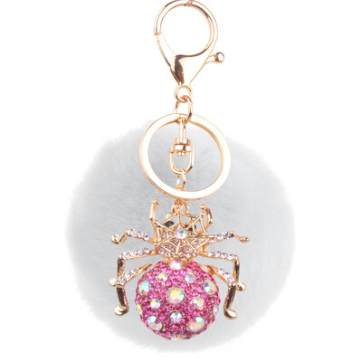 Keychain alloy studded spider hanging bag mobile phone accessories cute animal rex rabbit hair car pendant
Keychain alloy studded spider hanging bag mobile phone accessories cute animal rex rabbit hair car pendant