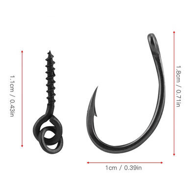 Greensen 30Pcsset Carp Fishing Ronnie Rig Hook Bait Stoppers Bait Screws Terminal Tackle
Greensen 30Pcsset Carp Fishing Ronnie Rig Hook Bait Stoppers Bait Screws Terminal Tackle
