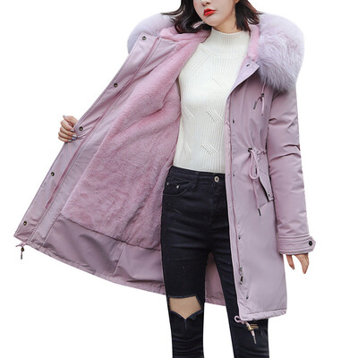 Toponeto Women Fashion Outerwear Cotton-padded Jackets Plush Pocket Faux Fur Hooded Coat
Toponeto Women Fashion Outerwear Cotton-padded Jackets Plush Pocket Faux Fur Hooded Coat