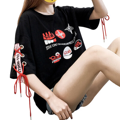 Women Round Collar Summer Cartoon Print Loose Short Sleeve Casual Simple Wild T-Shirt
Women Round Collar Summer Cartoon Print Loose Short Sleeve Casual Simple Wild T-Shirt