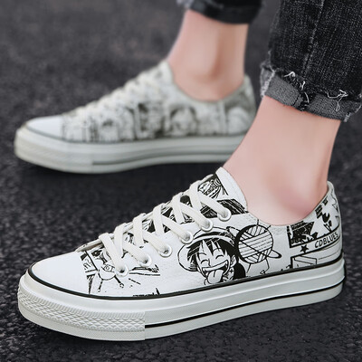 Mens shoes summer trend Joker canvas white shoes casual shoes autumn white cartoon hand-painted tide shoes
Mens shoes summer trend Joker canvas white shoes casual shoes autumn white cartoon hand-painted tide shoes