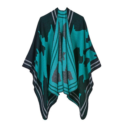 Women Poncho Cardigan Sweater Contrast Color Geometry Cashmere Capes Shawl Scarf Outerwear
Women Poncho Cardigan Sweater Contrast Color Geometry Cashmere Capes Shawl Scarf Outerwear