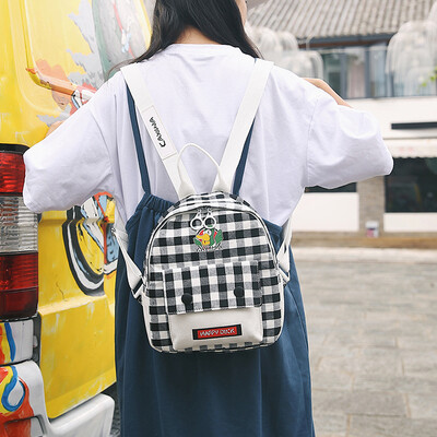 Bag ins wind shoulder bag female 2019 new fashion trend plaid backpack Korean version of the simple Sen student bag
Bag ins wind shoulder bag female 2019 new fashion trend plaid backpack Korean version of the simple Sen student bag