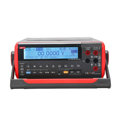 UNI-T UT805A Benchtop Digital Multimeter True RMS 100kHz Bandwidth ACDC Voltage Current 199999 Counts Display USB interface
UNI-T UT805A Benchtop Digital Multimeter True RMS 100kHz Bandwidth ACDC Voltage Current 199999 Counts Display USB interface
