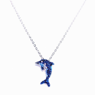 Exquisite Necklace Pendant Blue Dolphin Transparent Dandelion Ginkgo Leaf Fashion Girls Jewellery Necklace
Exquisite Necklace Pendant Blue Dolphin Transparent Dandelion Ginkgo Leaf Fashion Girls Jewellery Necklace