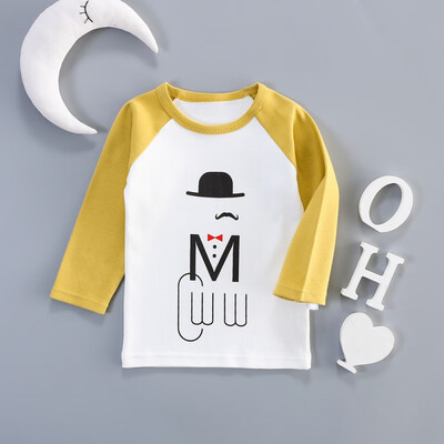 1-3T Baby Boy Girl Shirt Cute Children New Autumn Cute Stitching Cartoon Print Wear Round Collar Long Sleeved Cotton T-Shirt
1-3T Baby Boy Girl Shirt Cute Children New Autumn Cute Stitching Cartoon Print Wear Round Collar Long Sleeved Cotton T-Shirt