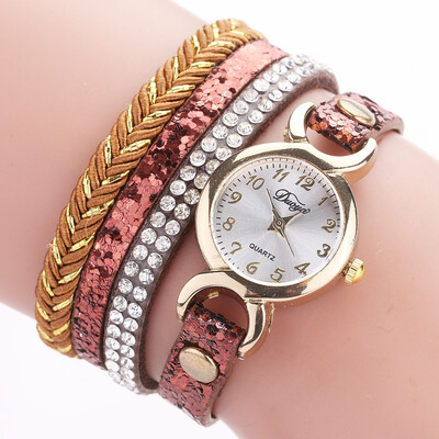 Exquisite circle knitting bracelet watch Korean fashion casual small dial rhinestone female watch
Exquisite circle knitting bracelet watch Korean fashion casual small dial rhinestone female watch