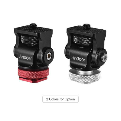 Andoer 180° Rotary Mini Ball Head Ballhead Hot Flash Shoe Mount Adapter 14 Inch Screw with Wrench for DSLR Camera Microphone LED
Andoer 180° Rotary Mini Ball Head Ballhead Hot Flash Shoe Mount Adapter 14 Inch Screw with Wrench for DSLR Camera Microphone LED