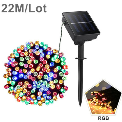 Solar Power LED String Outdoor Waterproof RGB Fairy Solar Night light Sensor Garden Patio Lawn Yard Christmas Decoration lamp
Solar Power LED String Outdoor Waterproof RGB Fairy Solar Night light Sensor Garden Patio Lawn Yard Christmas Decoration lamp