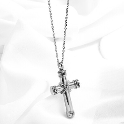 Titanium Steel Gold Cross Pendant Keepsake Urn Necklace For Ashes Memorial Jewelry Mementos
Titanium Steel Gold Cross Pendant Keepsake Urn Necklace For Ashes Memorial Jewelry Mementos