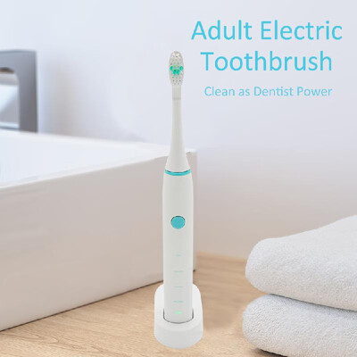 Adult Electric Toothbrush Clean as Dentist Power Rechargeable Waterproof w 2 Brush Heads for Home Travel Use
Adult Electric Toothbrush Clean as Dentist Power Rechargeable Waterproof w 2 Brush Heads for Home Travel Use