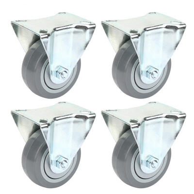 Greensen 4pcs 3-inch PVC Casters Wheels Metal Top Plate Fixed Swivel Casters for Trolleys
Greensen 4pcs 3-inch PVC Casters Wheels Metal Top Plate Fixed Swivel Casters for Trolleys